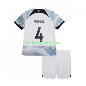 Maillot de Foot Liverpool Virgil van Dijk Enfant Exterieur 2022/23